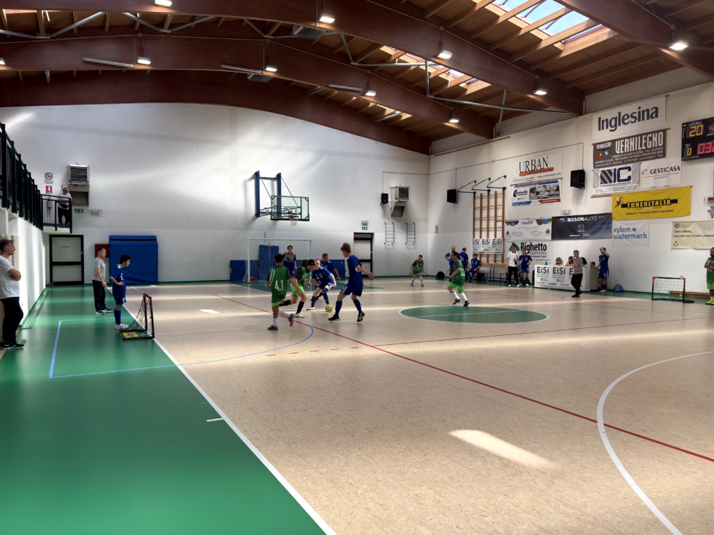 Azione del quarto tempo della partita in cui la palla è contesa